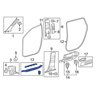 Lexus OE - Front Left Door Sill Plate