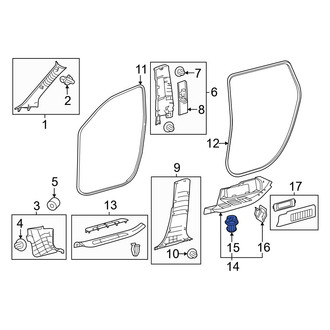 Lexus OE - Tail Light Clip