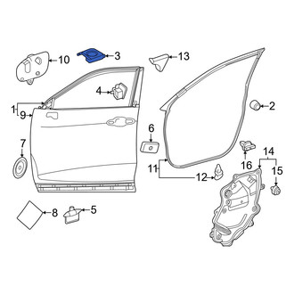 Lexus OE - Front Left Side Body Trim Protector