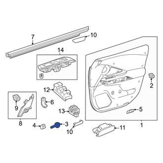 Lexus OE - Door Interior Trim Panel Screw