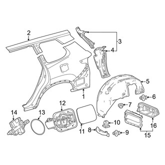 Lexus OE - Quarter Panel & Components (Quarter Panel)