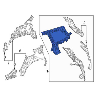 Lexus OE - Rear Right Inner Quarter Panel