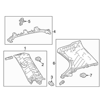 Lexus OE - Quarter Panel - Interior Trim (Passenger Compartment)