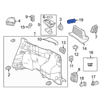 Lexus OE - Rear Cargo Area Light