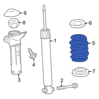 Lexus OE - Rear Coil Spring