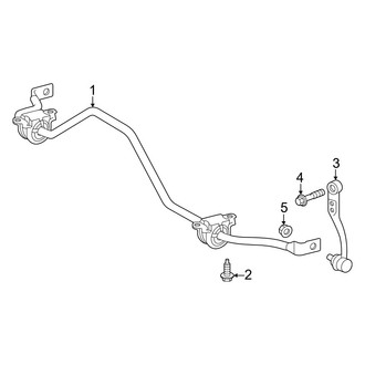 Lexus OE - Rear Suspension - Stabilizer Bar & Components (FWD)