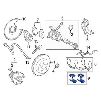 Lexus OE - Front Disc Brake Pad Set