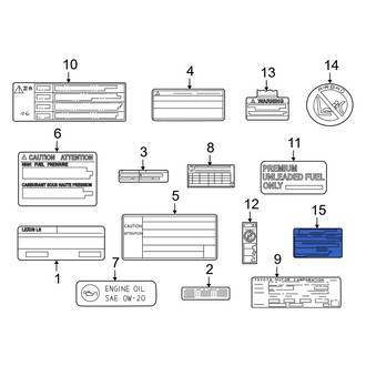 Lexus OE - Tire Information Label