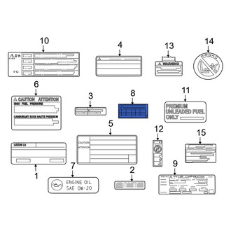 Lexus OE - Tire Information Label