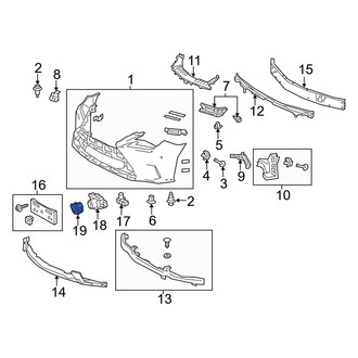 Lexus OE - Rear Parking Aid Sensor Housing
