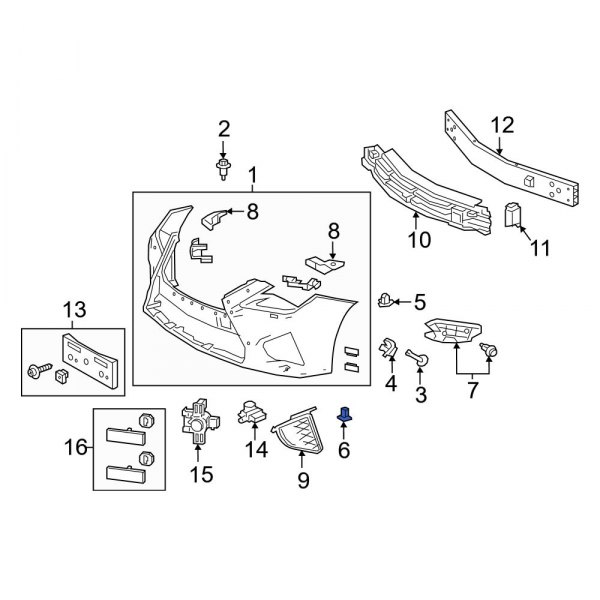 Bumper Cover Grommet