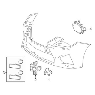 Lexus OE - Front Bumper & Grille - Electrical Components