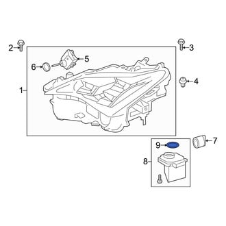 Lexus OE - Headlight Control Module Gasket