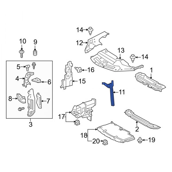 Hood Latch Support