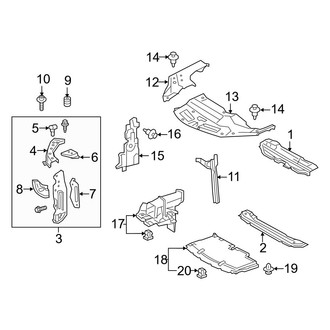 Lexus OE - Radiator Support