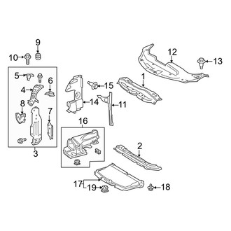 Lexus OE - Radiator Support