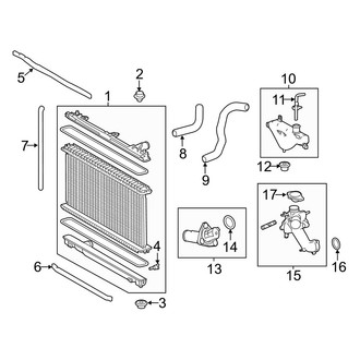 Lexus OE - Cooling - Radiator & Components