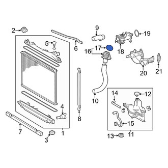 Lexus OE - Engine Coolant Water Inlet Gasket