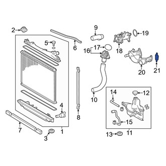 Lexus OE - Engine Coolant Thermostat Housing Gasket