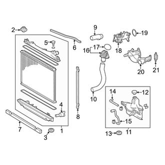Lexus OE - Cooling - Radiator & Components