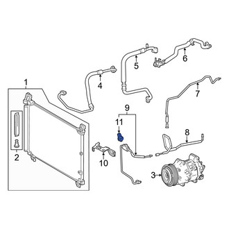Lexus OE - A/C Refrigerant Pressure Sensor