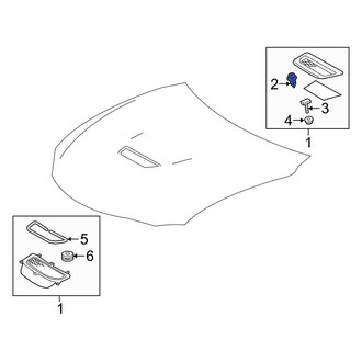 Lexus OE - Hood Scoop Clip