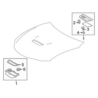Lexus OE - Hood - Exterior Trim