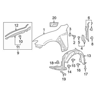 Lexus OE - Fender & Components