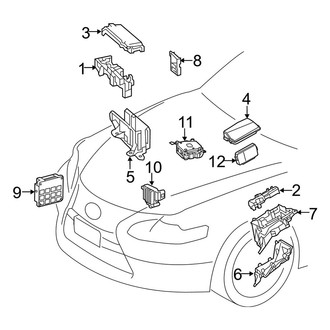 Lexus OE - Electrical - Fuse & Relay (Engine Compartment)