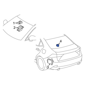 Lexus OE - Parking Aid System Speaker