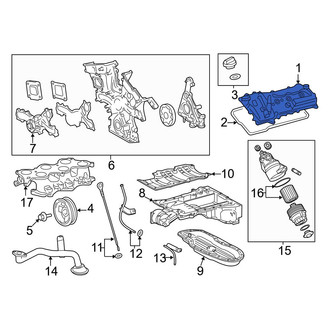 Lexus OE - Right Engine Valve Cover