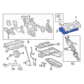 Lexus OE - Right Engine Valve Cover Gasket