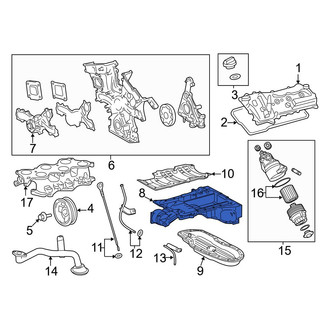 Lexus OE - Upper Engine Oil Pan