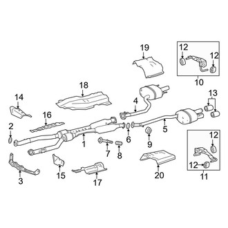 Lexus OE - Exhaust System - Exhaust Components