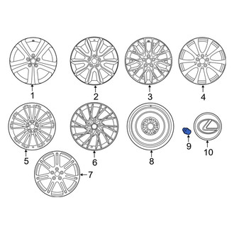Lexus OE - Wheel Lug Nut