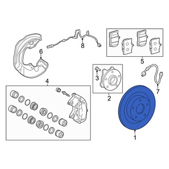 Lexus OE - Front Right Disc Brake Rotor