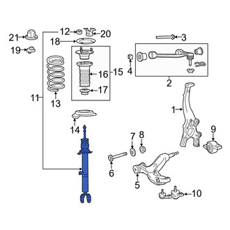 Lexus OE - Front Left Suspension Strut