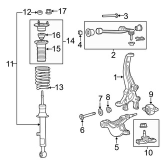 Lexus OE - Front Suspension - Suspension Components