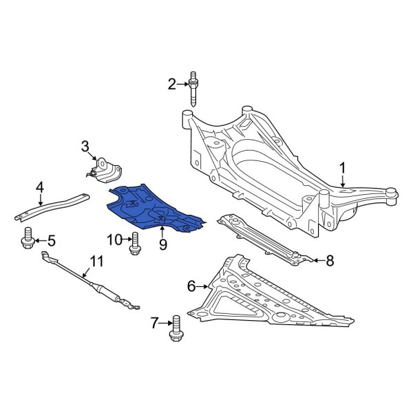 Powertrain Skid Plate