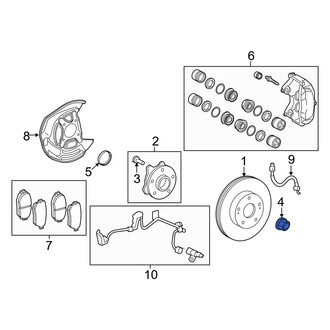 Lexus OE - Front CV Joint Nut