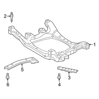 Lexus OE - Front Suspension - Suspension Mounting (AWD)