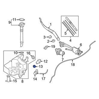 Lexus OE - Washer Fluid Level Sensor Seal