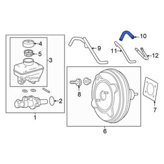 Lexus OE - Brake Vacuum Hose