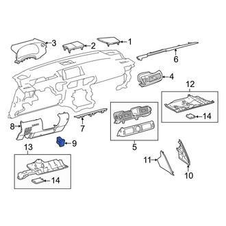 Lexus OE - Dashboard Panel Cap