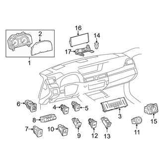 Lexus OE - Instrument Panel - Cluster & Switches