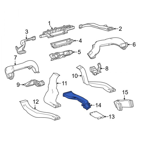 Instrument Panel Air Duct