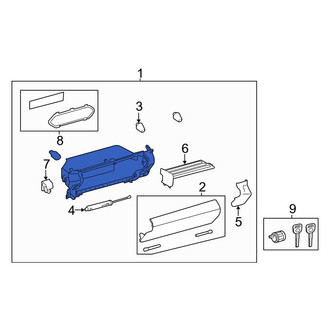 Lexus OE - Front Glove Box Assembly