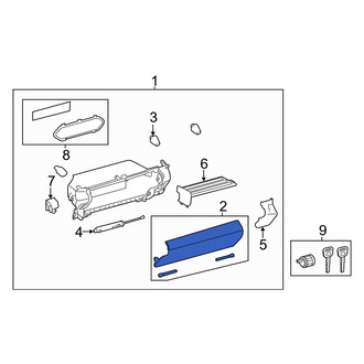 Lexus OE - Front Glove Box Door