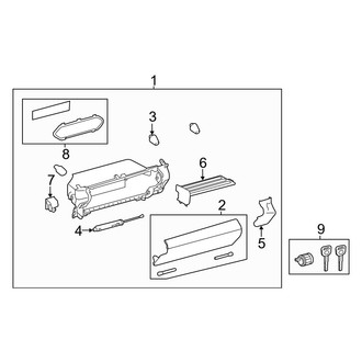 Lexus OE - Instrument Panel - Glove Box