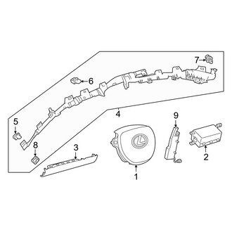 Lexus OE - Restraint Systems - Air Bag Components (Air Bags)